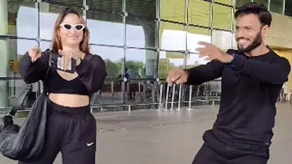 Tamannaah Bhatia grooves to Jailer song 'Kaavaalaa' with fan at Mumbai Airport, watch video