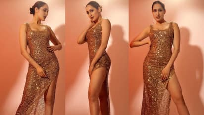 టైట్ బాడీ కాన్ డ్రెస్ లో ప్రగ్యా స్టన్నింగ్ లుక్... టెంపరేచర్ పెంచేస్తున్న బాలయ్య భామ!