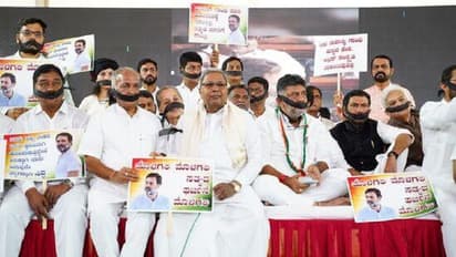 ರಾಹುಲ್ ಗಾಂಧಿ ಅನರ್ಹತೆ: ಕಾಂಗ್ರೆಸ್ ಮೌನ ಪ್ರತಿಭಟನೆ