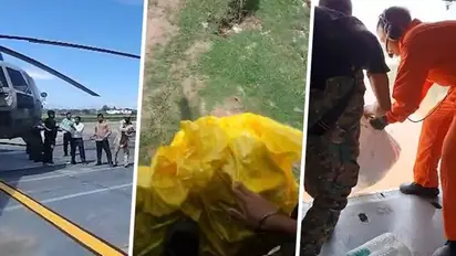 Punjab Floods: IAF drops 2000 kg of essential supplies in areas of Ambala inundated with water (WATCH)