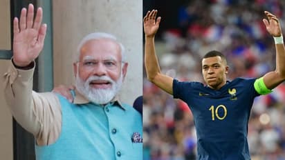 എംബാപ്പെ ഇന്ത്യയിലും സൂപ്പര്‍ ഹിറ്റ്; ഫ്രാന്‍സിലുള്ളതിനേക്കാള്‍ ആരാധകര്‍ ഇന്ത്യയിലെന്ന്  പ്രധാനമന്ത്രി 