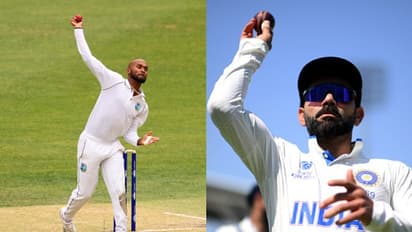 വിന്ഡീസ് ക്യാപ്റ്റന് കൈമടക്കി പന്ത് 'എറിയുന്നു'വെന്ന് കോലിയുടെ പരാതി