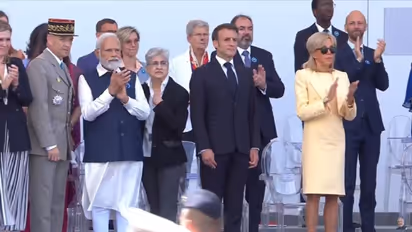 Bastille Day WATCH: Rafael jets, tri-service contingent grace parade; PM Modi witnesses celebrations