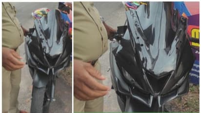 നമ്പര് പ്ലേറ്റില്ലാത്ത ബൈക്കുമായി 17 വയസുകാരന്; വാഹന ഉടമയായ സഹോദരന് 34,000 രൂപ പിഴ