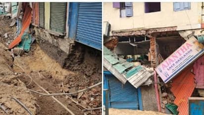 மழை நீர் வடிகாலுக்காக தோண்டப்பட்ட பள்ளம்..! சென்னையில் இடிந்து விழுந்த கடைகள்- அதிர்ச்சியில் பொதுமக்கள்