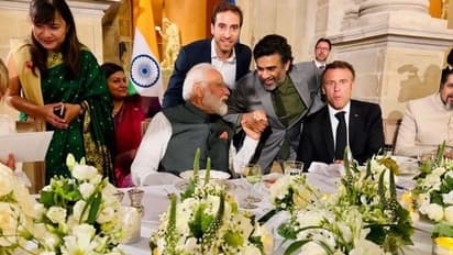 Maddy மற்றும் Modi உடன் செல்பி எடுத்த பிரான்ஸ் அதிபர் இமானுவேல் மேக்ரான் - மாதவன் ஷேர் பண்ணிய மெர்சல் மொமண்ட்