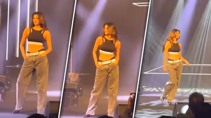 Palak Tiwari faces backlash for pathetic ramp walk in viral video from Calvin Klein event