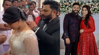 ഇനി അവർ ഒന്നിച്ച്..; എലിസബത്തിന്റെ കഴുത്തിൽ മിന്നുകെട്ടി മാത്തുക്കുട്ടി