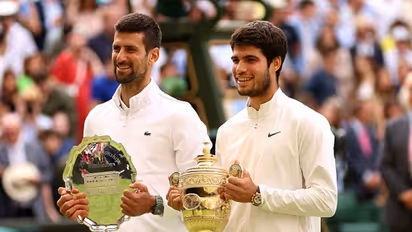 'This is even-Stevens': WATCH Djokovic's classic speech after Alcaraz bags 'deserving' Wimbledon 2023 title