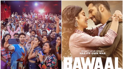 ‘Bawaal’ Special Screening: Fans surprised by Varun Dhawan, Janhvi Kapoor’s appearance at the end