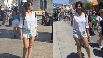 థండర్‌ థైస్‌ షో తో హాట్‌ యాంకర్‌ నాన్‌ స్టాప్‌ రచ్చ.. పొట్టి షాట్‌లో ఫారెన్‌లో రెచ్చిపోయిన వర్షిణి సౌందరాజన్‌