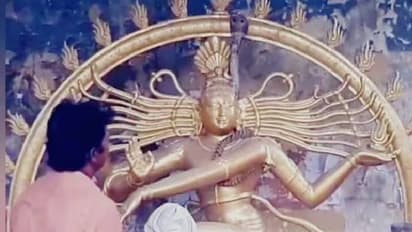 നടരാജവിഗ്രഹത്തിൽ പാമ്പ്! ഒടുവിൽ സൂക്ഷ്മമായി നീക്കം ചെയ്തു