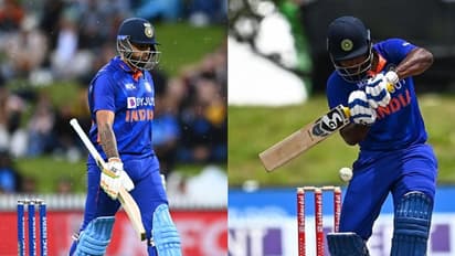 സൂര്യകുമാർ യാദവിന് വരെ ഭീഷണി; ഏകദിന ലോകകപ്പ് സ്ക്വാഡില് കാറ്റ് സഞ്ജു സാംസണ് അനുകൂലം