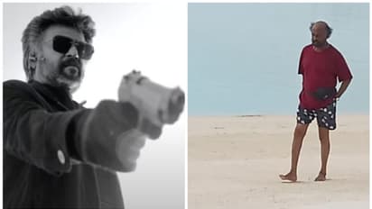 'ഹുക്കും' വന്‍ ട്രെന്‍റിംഗ്; മാലിദ്വീപ് കടല്‍ തീരത്ത് രജനികാന്ത്