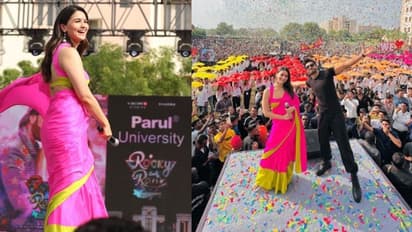 ఆలియాకు హగ్గు.. దీపికాకు ఝుమ్కాలు... అభిమానితో రణ్ వీర్ సింగ్ ఫన్నీ కామెంట్స్ .. వైరల్ అవుతున్న వీడియో..