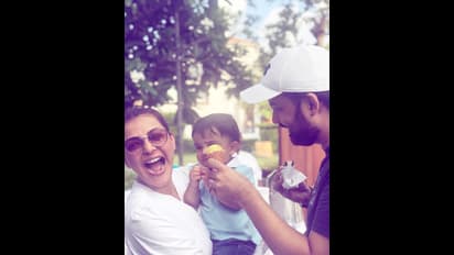 జిమ్ లో కొడుకుతో కాజల్.. ముద్దులతో ముంచేస్తూ మురిసిపోతున్న చందమామ.. ఇంట్రెస్టింగ్ పోస్ట్