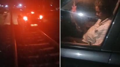 അടിച്ചു ഫിറ്റായപ്പോൾ റെയിൽപാളം 'റോഡായി', ട്രാക്കിലേക്ക് കാർ ഓടിച്ചുകയറ്റി യുവാവ്; സംഭവം കണ്ണൂരിൽ