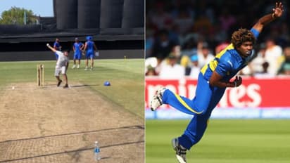 മലിംഗ 2.0 പതിരാന അല്ല; ഇതിഹാസത്തിന്റെ മകന് തന്നെ, അതേ ആക്ഷനില് ദുവിന് മലിംഗ- വീഡിയോ