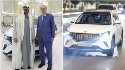 യുഎഇ പ്രസിഡന്റിന് സമ്മാനമായി ആഢംബര ഇലക്ട്രിക് കാര്; ഉര്ദുഗാനെ ഒപ്പമിരുത്തി യാത്ര ചെയ്ത് ശൈഖ് മുഹമ്മദ്