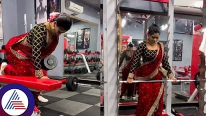 ನೀರೆಗ್ಯಾರು ಸಾಟಿ..ಸೀರೆಯುಟ್ಟು ಡೆಡ್ಲಿಫ್ಟ್, ಪುಲ್ ಅಪ್ ಮಾಡಿ ಮಹಿಳೆಯ ಕಮಾಲ್!