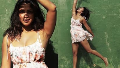 అంత పొట్టి గౌను వేసుకుని అలా గాల్లోకి ఎగిరితే ఎలా..అమలాపాల్ ఊప్స్ మూమెంట్, నెటిజన్లకు షాకిస్తున్న పిక్స్ 