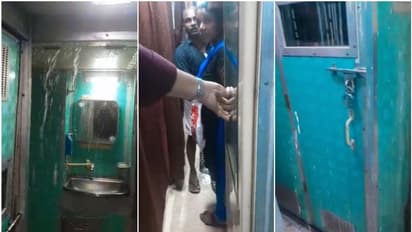 ചോർന്നൊലിച്ച് മാവേലി എക്സ്പ്രസ്, അപ്പർ ബർത്തുകളിൽ കയറി യാത്രക്കാരുടെ ദുരിത യാത്ര; അവഗണന തുടർന്ന് റെയിൽവേ