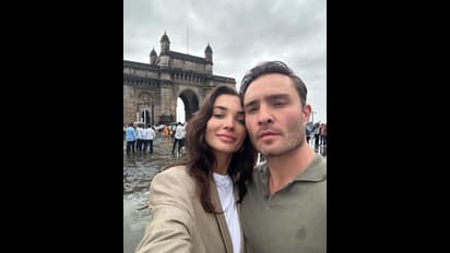 లిప్ లాక్‌తో రెచ్చిపోయిన అమీ జాక్సన్ , గేట్‌ వే ముందు ఇదేం పని అంటున్న నెటిజన్లు.. 