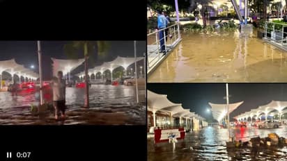 భారీ వర్షాలు.. వరద నీటిలో అహ్మదాబాద్ విమానాశ్రయం.. వీడియోలు వైరల్