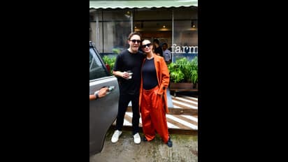 கச்சிதமான உடை.. பக்கத்தில் Boy Friend - மும்பை நகரை வலம்வரும் கட்டழகி எமி ஜாக்சன்!