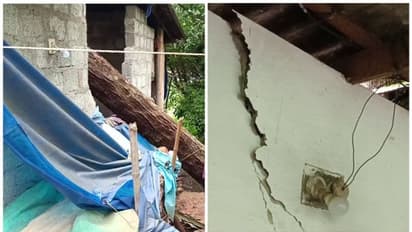 കനത്ത മഴയില് വീടിന് മുകളിലേക്ക് മരം വീണു; പിഞ്ചു കുഞ്ഞും അമ്മയും രക്ഷപ്പെട്ടത് അത്ഭുതകരമായി