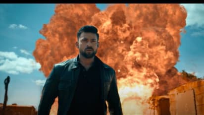 'గాండీవధారి అర్జున' టీజర్.. వరుణ్ తేజ్ తగలబెట్టేస్తున్నాడుగా, గూస్ బంప్స్ తెప్పించే యాక్షన్