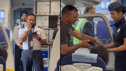 ವಿಮಾನದಲ್ಲಿ ಕಾರ್ಗಿಲ್ ವಾರ್ ಹೀರೋ ಗುರುತಿಸಿ ಸನ್ಮಾನಿಸಿದ ಇಂಡಿಗೋ: ವೈರಲ್ ವೀಡಿಯೋ