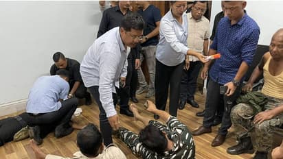 Mob surrounds Meghalaya CM Sangma's office; 5 security personnel injured in attack (WATCH)