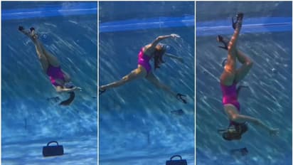 ಬಾರ್ಬಿ ಹಾಡಿಗೆ ನೀರೊಳಗೆಯೇ ಮಸ್ತ್ ಡಾನ್ಸ್ ಮಾಡಿದ ಯುವತಿ: ನೆಟ್ಟಿಗರಿಂದ ಭಾರಿ ಮೆಚ್ಚುಗೆ