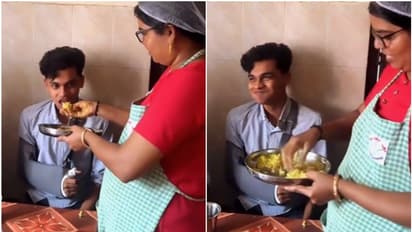 ചോറുണ്ണാൻ സ്പൂൺ ചോദിച്ചു, പരിക്കേറ്റ വിദ്യാർഥിക്ക് ചോറ് വാരിക്കൊടുത്ത് സുമതിച്ചേച്ചി; അഭിനന്ദനവുമായി മന്ത്രി