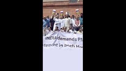 ಅವಿಶ್ವಾಸ ನಿರ್ಣಯ ಚರ್ಚೆಗೆ ಸೋಮವಾರ ದಿನಾಂಕ ನಿಗದಿ: ಮಣಿಪುರ, ಅವಿಶ್ವಾಸ ಗದ್ದಲಕ್ಕೆ ಸಂಸತ್ ಕಲಾಪ ಭಂಗ