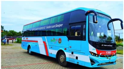 കെഎസ്ആർടിസിയുടെ ആദ്യ സീറ്റർ കം സ്ലീപ്പർ ബസ് എത്തി; വാങ്ങിയത് സ്വിഫ്റ്റ് ജീവനക്കാരുടെ കരുതൽ ധനം ഉപയോഗിച്ച്