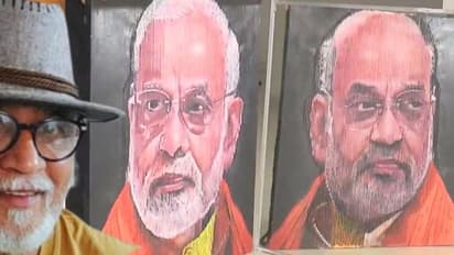 మోడీ-షా, శ్రీరాముడు-హనుమాన్.. అబ్బురపరిచే త్రీడీ పెయింటింగ్స్ తో సెలబ్రిటీగా మారిన అక్బర్ మోమిన్