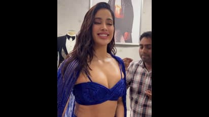 ఉప్పొంగుతున్న పరువాలతో జాన్వీ కపూర్ అరాచకం.. ఆ బ్లౌజ్ కన్నా బ్రానే నయం, పేలుతున్న జోకులు 