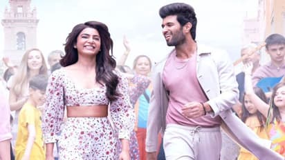 వినసొంపుగా `ఖుషి` టైటిల్‌ సాంగ్.. పీక్‌లో విజయ్‌ దేవరకొండ, సమంతల కెమిస్ట్రీ