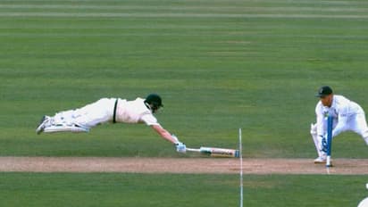 ഔട്ടോ നോട്ടൗട്ടോ? സ്‌മിത്തിന്‍റെ അമാനുഷിക പറക്കലില്‍ ബെയ്‌ര്‍സ്റ്റോയും അംപയറും എയറില്‍; വീഡിയോ