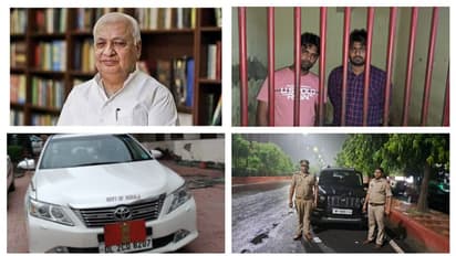 ഗവർണർ ആരിഫ് മുഹമ്മദ് ഖാന്റെ വാഹന വ്യൂഹത്തിലേക്ക് കാർ ഇടിച്ച് കയറ്റി; രണ്ട് പേർ പൊലീസ് കസ്റ്റഡിയിൽ