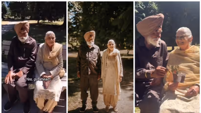 അപ്രതീക്ഷിത ഫോട്ടോഷൂട്ടിൽ പ്രണയദിനങ്ങളിലേക്ക് മടങ്ങി വൃദ്ധ ദമ്പതികൾ; വൈറലായി വീഡിയോ