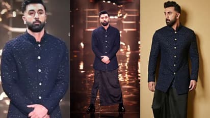 ലുങ്കി പാന്‍റ്സില്‍ കൂള്‍ ലുക്കില്‍ റാംപ് വാക്ക് ചെയ്ത് രണ്‍ബീര്‍ കപൂര്‍; വീഡിയോ വൈറല്‍