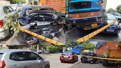 ಕಾರಿಗೆ ಟ್ರಕ್ ಡಿಕ್ಕಿ ಪೊಲೀಸ್ ಇನ್ಸ್‌ಪೆಕ್ಟರ್ ಸ್ಥಳದಲ್ಲೇ ಸಾವು