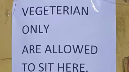 Controversy erupts at IIT-Bombay over 'vegetarians only' poster in hostel canteen