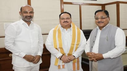 జేపీ నడ్డాతో బండి సంజయ్ భేటీ.. పార్టీ బలోపేతం కోసం కృషి చేస్తానని వెల్లడి..