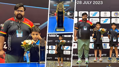 കൃഷിവും ആവ്നി ദുവയും ടേബിള് ടെന്നിസില് ഇന്ത്യയുടെ ഭാവി പ്രതീക്ഷ! ഒളിംപിക് മെഡല് സ്വപ്നം കണ്ട് കോച്ച്