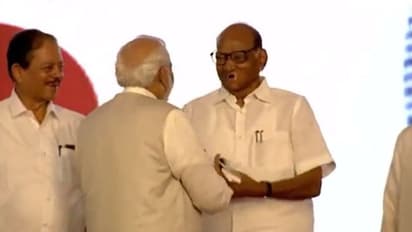Pawar-Modi bonhomie on stage in Pune becomes talk of the town (WATCH)