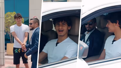 R Madhavan's son Vedaant learns driving in a Porsche; netizens react quirkily